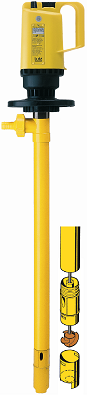 Lutz MI4 and 1000mm PP drum pump