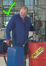 lutz MEII3 Niro EX drum pump factory