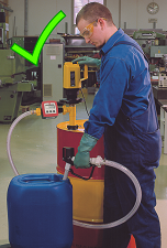 Lutz MI4 PP factory drum pump